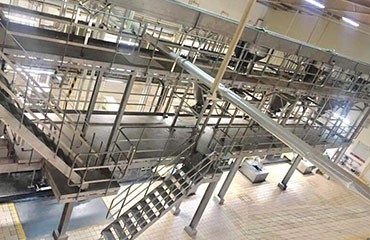 食品衛(wèi)生級(jí)鋼構(gòu)平臺(tái)建造